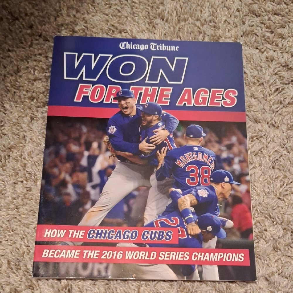Blue and Red Commemorative Book